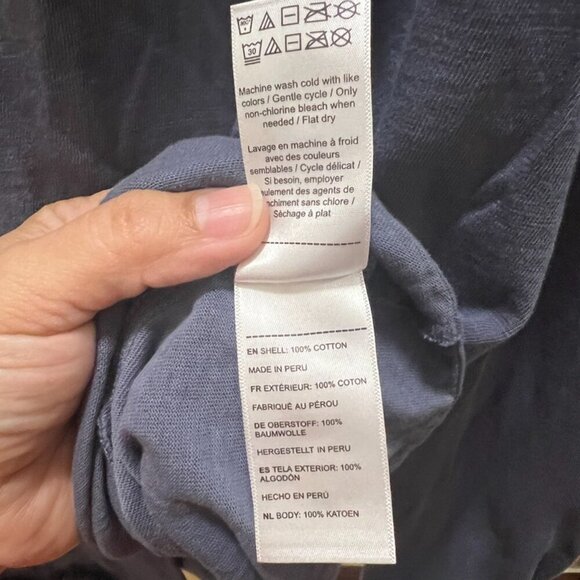 Untuckit Mens' Lester Knit Button down Shirt Blue size XXL - Picture 5 of 6